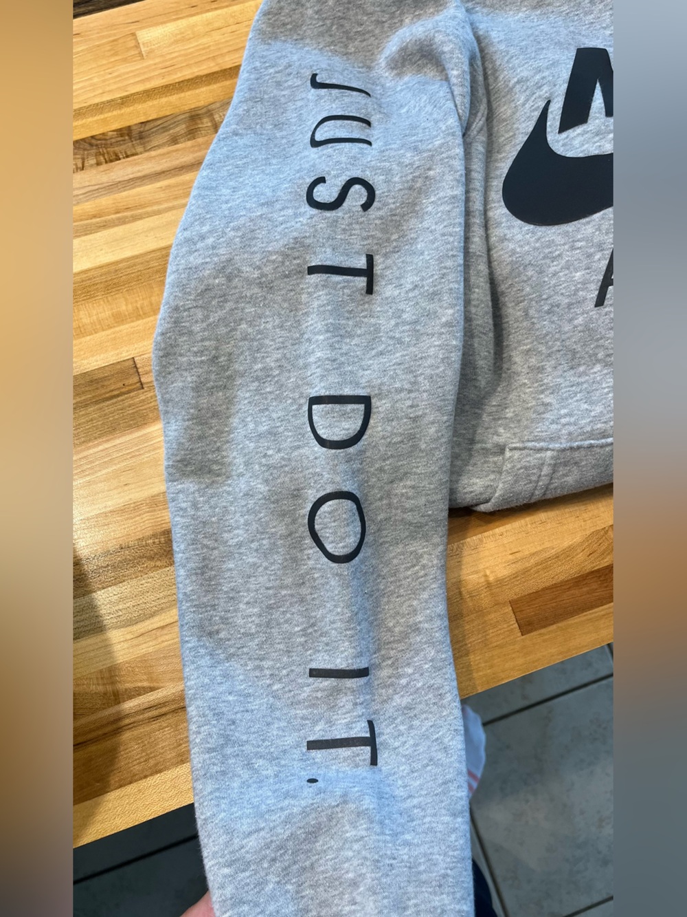 Nike Air Gray Hoodie- Mens size medium - Picture 4 of 5